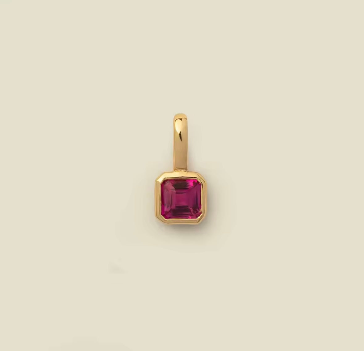 Custom Multi-charm birthstone necklace