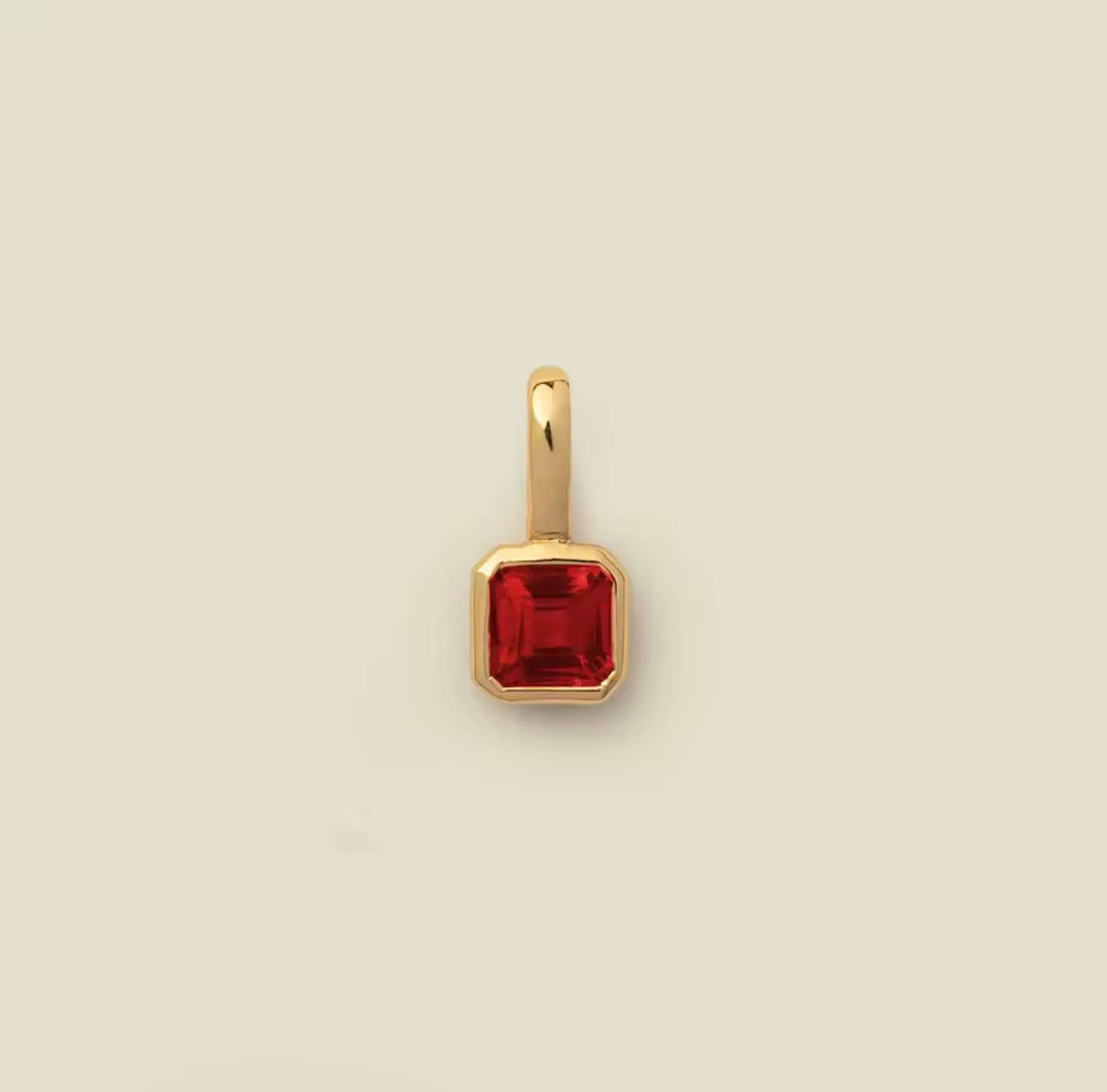 Custom Multi-charm birthstone necklace