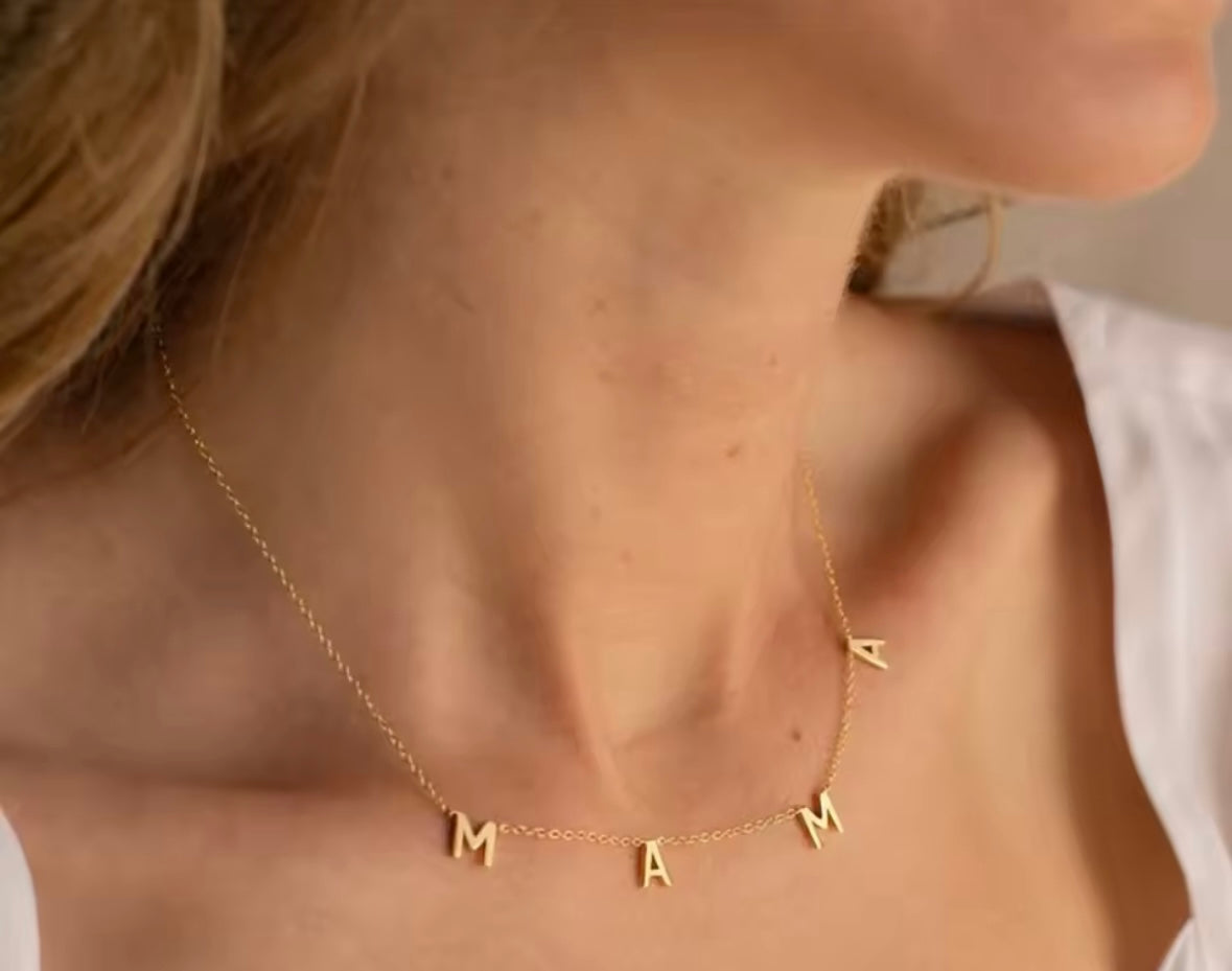 Personalised name necklace