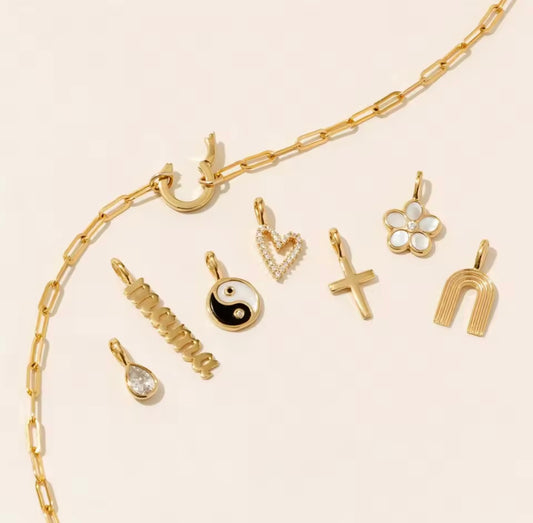 Custom multi-charm necklace